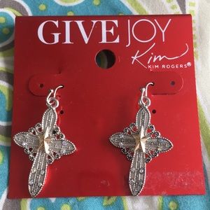 Kim Rogers Cross Earrings